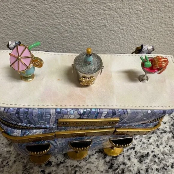 Betsey Johnson Drink Like A Fish Dive Bar Crossbody - Picture 2 of 5